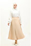 Pleated Skirt 2249-05 Beige - 2