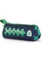 United Colors of Benetton Single Compartment Green Checkerboard Patterned Pencil Bag 03777 - 2