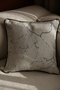 Sakura Gray Throw Pillow Cover (45X45) - 3