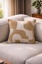 Dune Mustard Throw Pillow Cover (45X45)