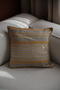 Siena Mustard Throw Pillow Cover (45X45) - 2