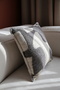 Dune Gray Throw Pillow Cover (45X45) - 3