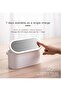 Portable Cosmetic Organizer,LED Mirror,Multi-Purpose Travel Case,White - 2