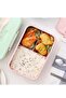 1200ml Wheat Straw Bento Lunch Box,Leakproof,Microwave Safe,Purple - 5
