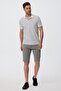 Stowas Men's 100% Cotton Woven Shorts Gray