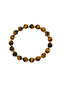 Certified Aa+ Tiger's Eye and Hematite Natural Stone Men's Bracelet Set - 4