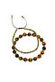 Certified Aa+ Tiger's Eye and Hematite Natural Stone Men's Bracelet Set - 3