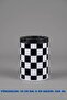 Metal 2 Piece Ashtray Set |   Wind Preventer |   Deep Chamber |   Metal Ashtray |   Smokeless |   Black and White - 8