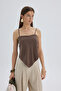 Alytih Triangle Detail Soft Brown Crop - 2
