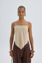 Alytih Triangle Detail Beige Crop - 2