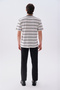 Men's Khaki Straight Fit Tie-Waist Trousers - 2