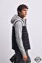 Zra model new season detachable hooded stand collar water and cold proof inflatable vest - 3