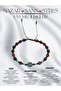 Certified Agate, Aventurine and Hematite Natural Stone Men's Bracelet - 6