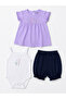 123-00-23 Floral Embroidered 3-Piece Girls Set 6-18 Months 1-2 Years - 8