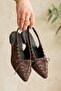 Women's Tosac Lace-Up Ballerinas - Brown-Suede