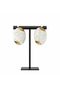 Glittering Large Steel Earrings - 2