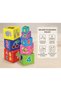 Educational Balance Tower Game - Intelligence Enhancing Letter and Number Learning Colorful Cubes