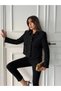 Tassel Detail Tweed Jacket - Black - 3