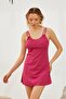 Dressy Swimsuit Thin Straps Pink - 3