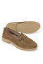 , Women's Genuine Leather Loafers Shoes 161359Z706 Caramel - 5