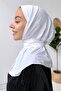 قبعة بيضاء بمشبك - أبيض