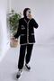 Buklet Tesettür Knitwear Cardigan - Black - 2