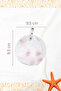 Bath Loofah - Large Pink Star Pattern - 2