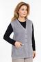 Women's Middle Age and Above Mercerized Pocketed Buttoned Rolax Mother Vest 745 - 4