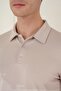 Men's Ts 893 Slim Fit Beige Sports T-Shirt - 5