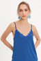 Women's Cobalt Blue Lace Athlete Blouse App5008