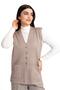 Women's Middle Age and Above Mercerized Pocketed Buttoned Rolax Mother Vest 745 - 2