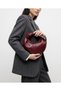Nora Knot Detailed Mini Handbag Claret Red - 4