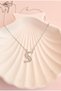 Letter S Necklace - Letter S Necklace - Lettered Steel Necklace - Steel Necklace with Stones and Letters - 2