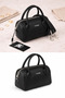 Women's Hand and Shoulder Bag – Mini Stylish Daily Bag, Faux Leather, Zippered - 3
