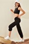 Black Winter Drawstring Sweatpants - 4
