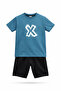 Nazarim 5-8 Years X Printed Men's Bottom Top Set - 5
