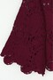Round Neck Spanish Sleeve Knitwear Blouse -Burgundy - 4