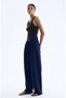 Women's Relax Fit Comfortable Cut Crepe Fabric High Waist Wide Leg Belted Stretchy Pants 4715 - 4