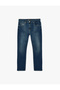 Straight Fit Cotton Jean Trousers with Pockets - Mark Jean - 5