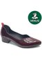 Pabril Genuine Leather Women's Heeled Shoes Women's Sitiletto Claret Red