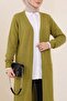 سترة حجاب طويلة مع جيوب - 3