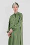 Scarf Collar Embroidered Tunic 4337