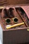 Brown Men's Gift Box - Tie with Handkerchief Cufflinks Tie Clip Kmk92 - 2