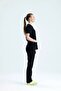 Black B-Flex Lycra Scrubs Set Lower and Upper Part Doctor Nurse Uniform - 3