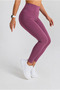 Women's Extra High Waist Scuba Fabric Stretchy Sports Casual Daily Leggings - 3