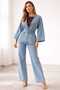 2601 Thin Jeans Suit with Belt - 3