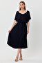 ALEXANDERGARDY BELLOWED V-NECK DRESS (B23-00239) - 3