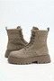حذاء نسائي من الجلد الطبيعي من نوع سويت LUF-EMBER DEVE FEATHER SUEDE - 8