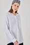 Bdart Pocket Detailed Oversized Button Linen Blend Shirt - 4