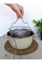 Enamel Frying Pan - Beige - 22cm - 2